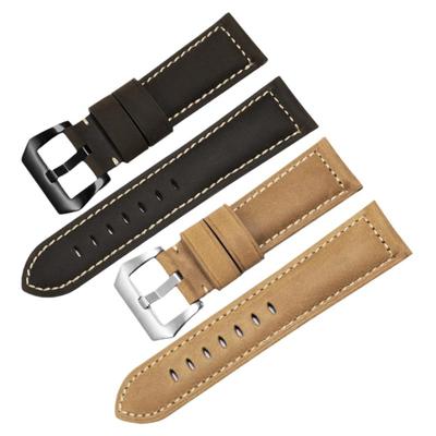 沛纳海天梭卡西欧磨砂真皮手表带