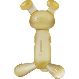 蓓兜小兔子宝宝牙咬胶婴儿磨牙防吃手神器硅胶玩具口欲期水煮