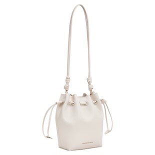 CHARLES&KEITH26夏季新品CK2-10782863时尚抽绳水桶包单肩斜挎包