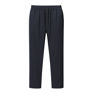 罗蒙高端冬季中年男士90白鹅绒裤休闲加厚保暖抗寒外穿防风羽绒裤