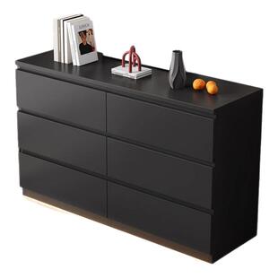 实木黑色斗柜五斗柜八斗柜储物柜卧室床尾床头置物柜客厅靠墙柜子