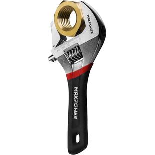 迈泊大开口活动扳手短柄活口扳手大口径管活两用多功能角阀小扳手