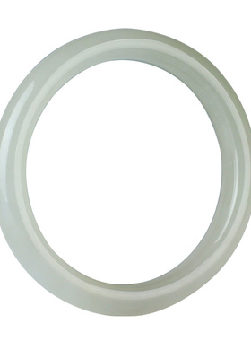 和田玉手镯女款玉镯子冰藕粉