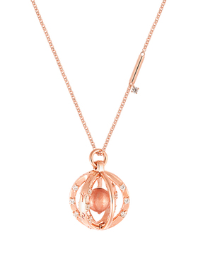 AWNL北欧M陨石许愿恒星项链小众