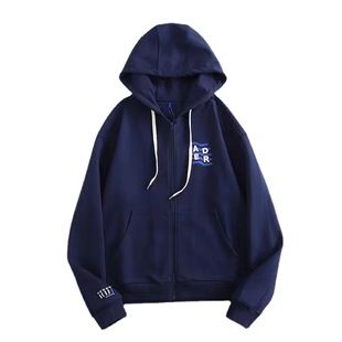 Ader5周年AE纪念款拉链连帽开衫外套长袖宽松刺绣卫衣男女同款