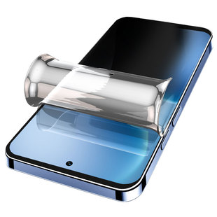 柠乐适用iQOOZ11Turbo防窥手机膜z10TurboPro钢化膜z9x水凝软膜z8全屏防窥膜z7防摔z6全胶z5保护z3新款z1贴膜