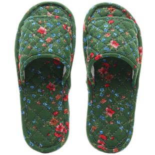 亚麻布拖鞋女室内家用棉居家无声布艺布底木地板拖鞋软底静音四季