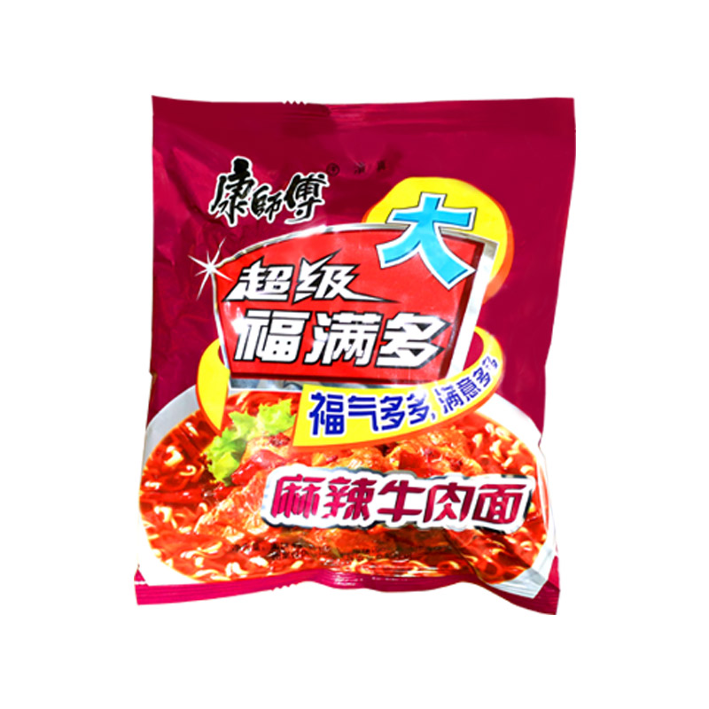 清真康师傅红烧酸菜牛肉面袋装