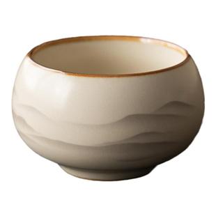 一品仟堂汝窑男女士陶瓷单杯主人杯汝瓷茶具可养小茶杯单个品茗杯