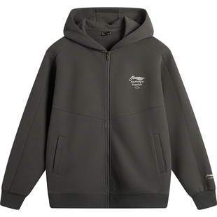 李宁外套男士春季长袖情侣连帽衫宽松开衫上衣女士针织卫衣运动服