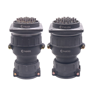 P48航空插头连接器插座接插件