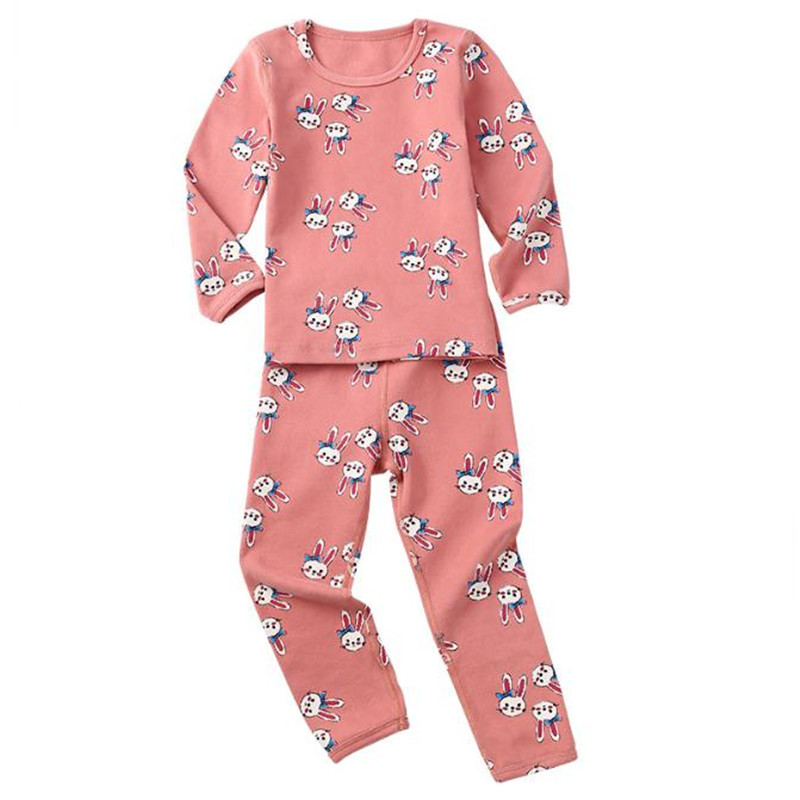 灵感源自kidspie韩版男女宝宝内衣弹力磨毛秋衣裤儿童家居服睡衣