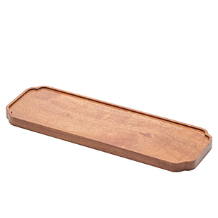 清山胡同中式复古实木茶盘小型干泡茶台家用茶奉托盘功夫茶具配件