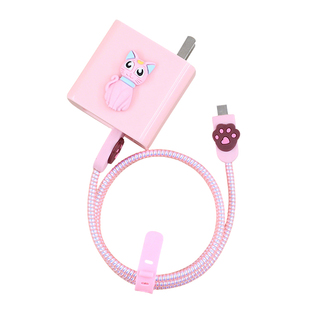 适用OPPO240w充电器保护套真我GTNeo5手机线绕绳gt5数据线防折断