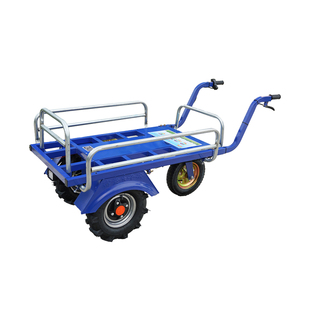 电动鸡公车农用多功能三轮手推车平板推车工地果园爬坡养殖推粪车