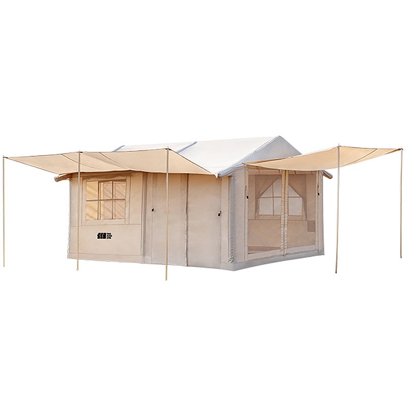 探险者充气大帐篷两室两厅天幕二合一折叠便携免搭建户外露营野外