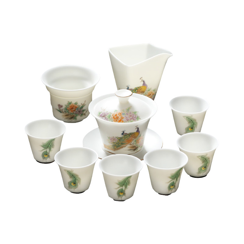元青盖碗整套茶具MULTIPOTENT