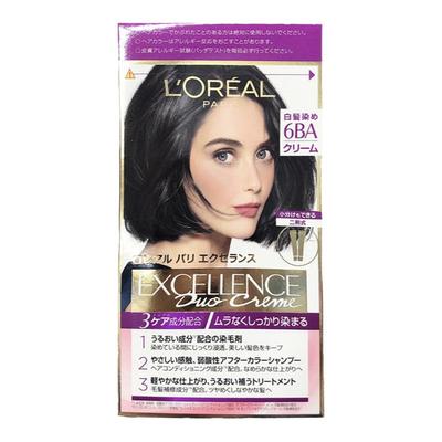 日本本土LOREAL欧莱雅优媚霜三重护发染发剂养护染发膏
