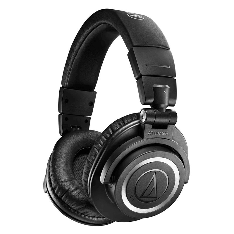 铁三角M50X M70X 专业头戴式监听便携HIFI有线耳机全封闭护耳