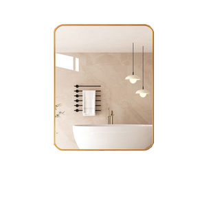 镜子贴墙自粘洗手台化妆镜壁挂式卫生间厕所梳妆免打孔挂墙浴室镜