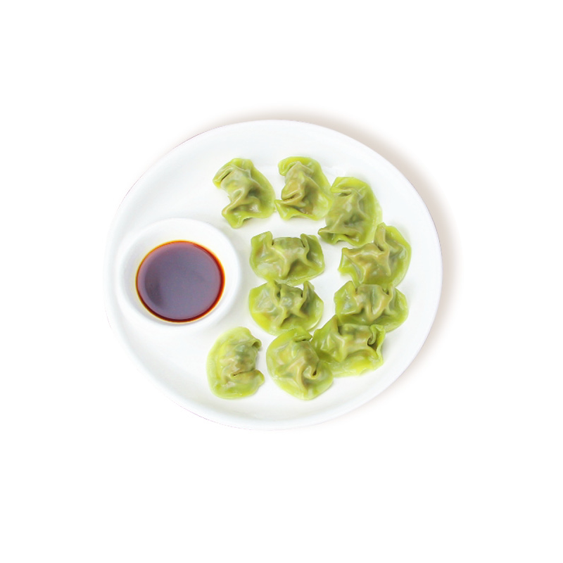 饺子盘子带醋碟吃水饺专用盘商用陶瓷家用2026新款装盛碗创意大号