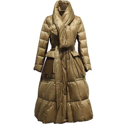 女装长款时尚经典白鸭绒IDPAN