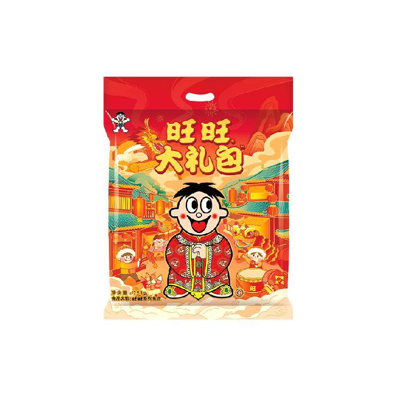旺旺零食大礼包758g过年过节送礼儿童生日中秋节礼物休闲零食