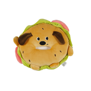 车载纸巾盒挂式汽车用扶手箱纸抽可爱卡通车内装饰创意毛绒抽纸盒