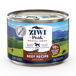【天猫U先】ZIWI滋益巅峰主食狗罐170g犬粮湿粮狗罐头部分临期