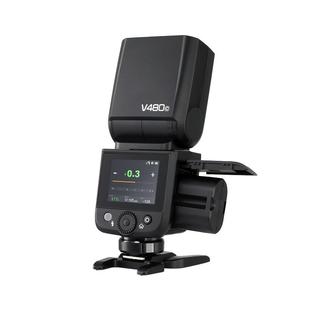 神牛V480 V1mini闪光灯适用于索尼zve10 a7c2 a7m4 富士xt5 xs20相机高速同步TTL自动测光人像补光灯触屏中文