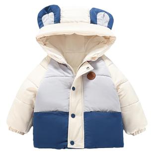 男童棉服2025冬款儿童洋气棉衣棉袄一岁婴儿小童宝宝加厚冬装外套