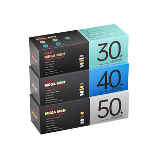 gnc健安喜男士每日营养包30+男女性复合维生素40+50+正品旗舰店