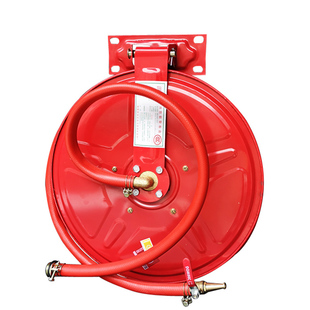 消防水管软管卷盘水带20/25/30米栓箱自救家用转盘器材圈盘国标管