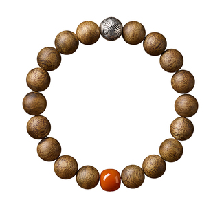 庆祥泰真品奇楠沉香手串官方旗舰店男女款高端檀香南红转运珠手链