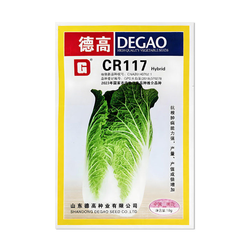 德高CR117白菜种子早熟高产