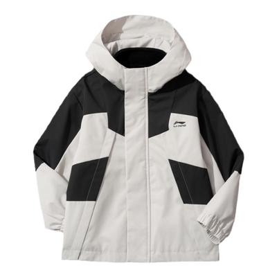 李宁童装常规加厚三合一冲锋上衣