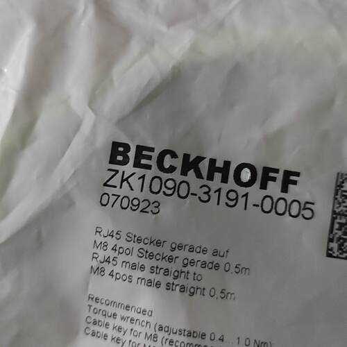 询价-德国倍福BECKHOFF ，连接线，网线ZK1090-319