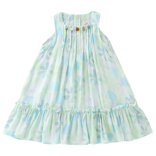 女童裙子夏薄款今年流行爆款2025新款巨好看中大童公主雪纺连衣裙