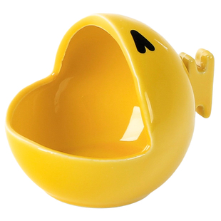 鹦鹉陶瓷食碗鸟食盒学吃小鸟食罐防翻内挂喂鸟神器玄凤喂食器横丝