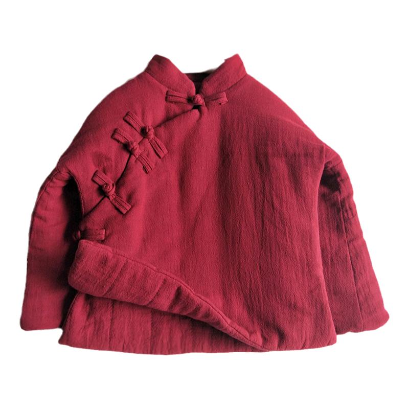 女童棉衣中国风冬宝宝加厚汉服儿童古装过年衣服女宝唐装原创棉袄