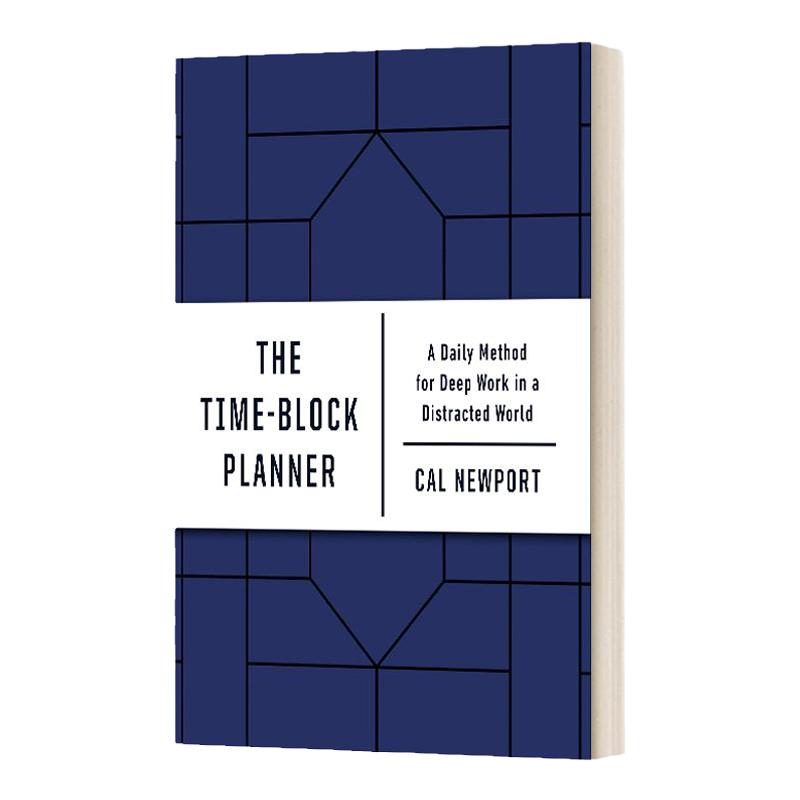 英文原版 The Time-Block Planner 时间段规划器 日常生活职业时间规划分配 职场励志 英文版 Cal Newport 进口英语原版书籍