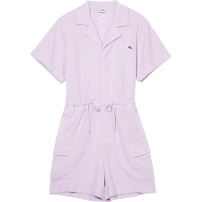 彪马女士复古时尚休闲翻领连体衣