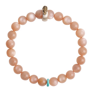 心斋堂【金乌】天然太阳石手链女ins简约单圈手串本命年水晶饰品