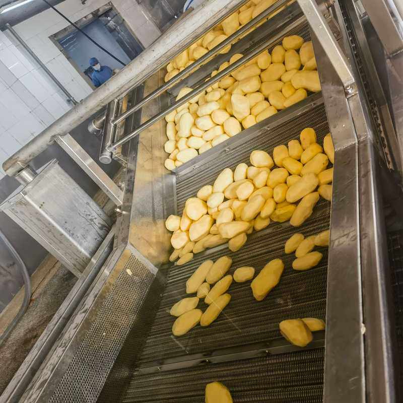速冻薯条流水线 全自动薯条油炸机 马铃薯薯条生产线油炸设备