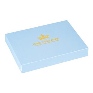 生日蛋糕刀叉盒子 一次性刀叉盘餐具盒 烘焙蛋糕餐具刀叉包装盒子