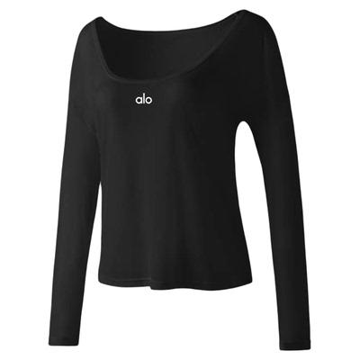 aloactive速干透气长袖瑜伽T恤女
