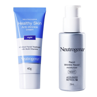 露得清a醇晚霜超a精华保湿滋润面霜抗皱乳液淡化细纹视黄醇入门