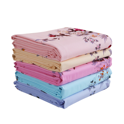 上海国民全棉印花加厚床单老粗布