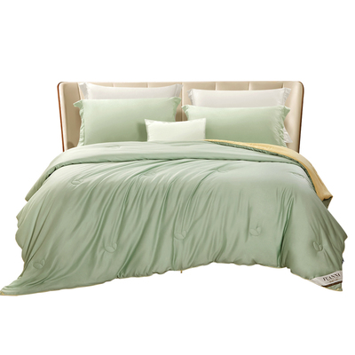 富安娜全棉双宫茧手工桑蚕丝被