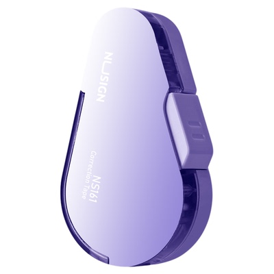 高颜值可换芯修正带密封按动门